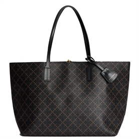 By Malene Birger Abigail Tote Bag, Dark Chokolate